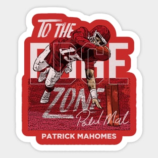 Patrick Mahomes Kansas City Edge Zone Sticker